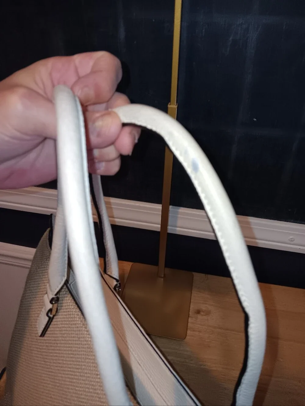 Kate Spade Canvas & Leather Shoulder Bag